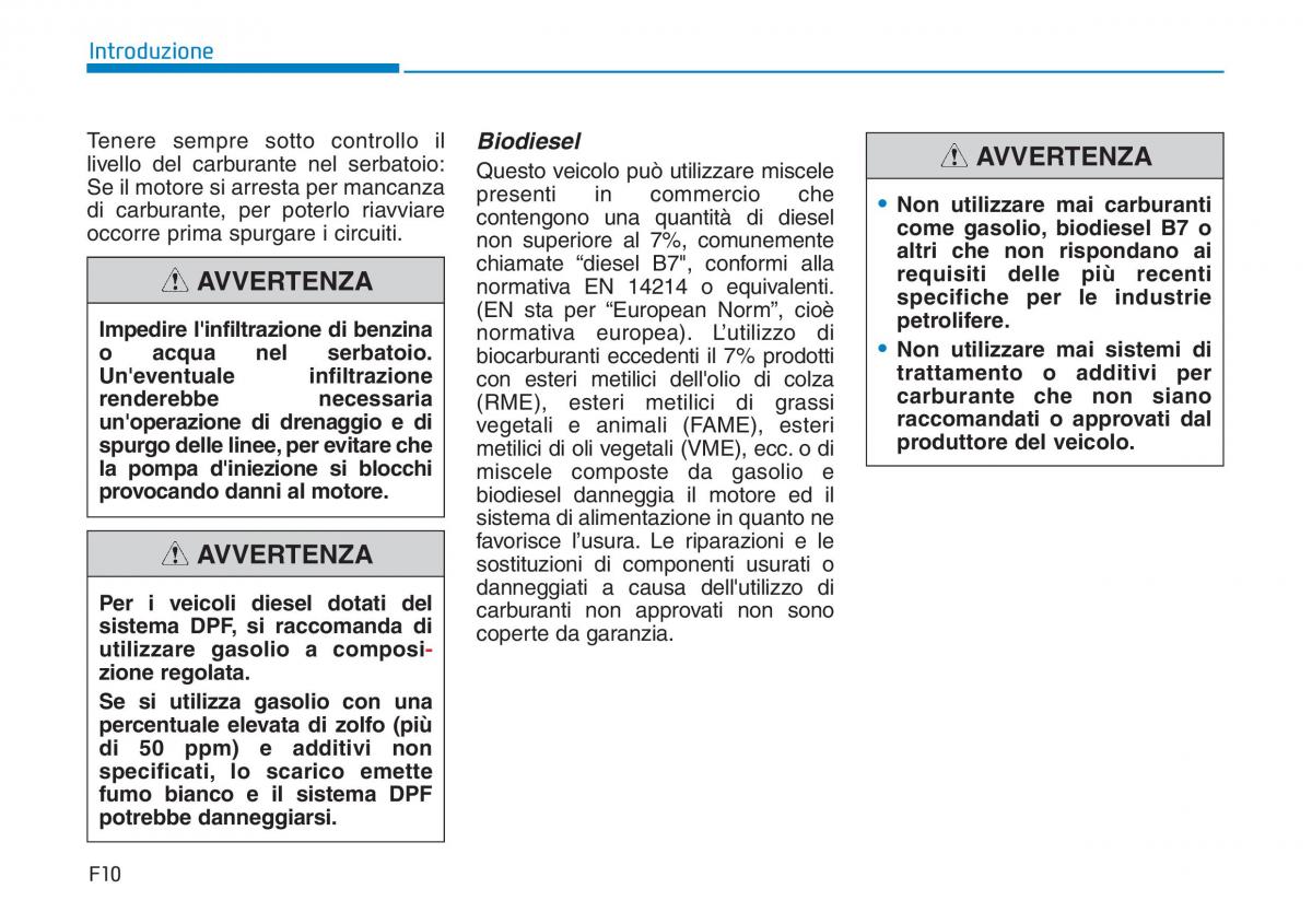 Hyundai i30 III 3 manuale del proprietario / page 10