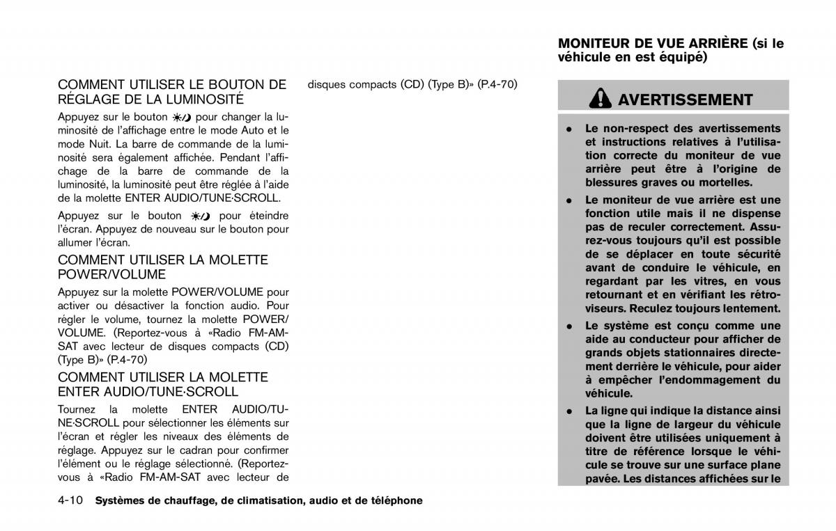 Nissan Qashqai II 2 manuel du proprietaire / page 207