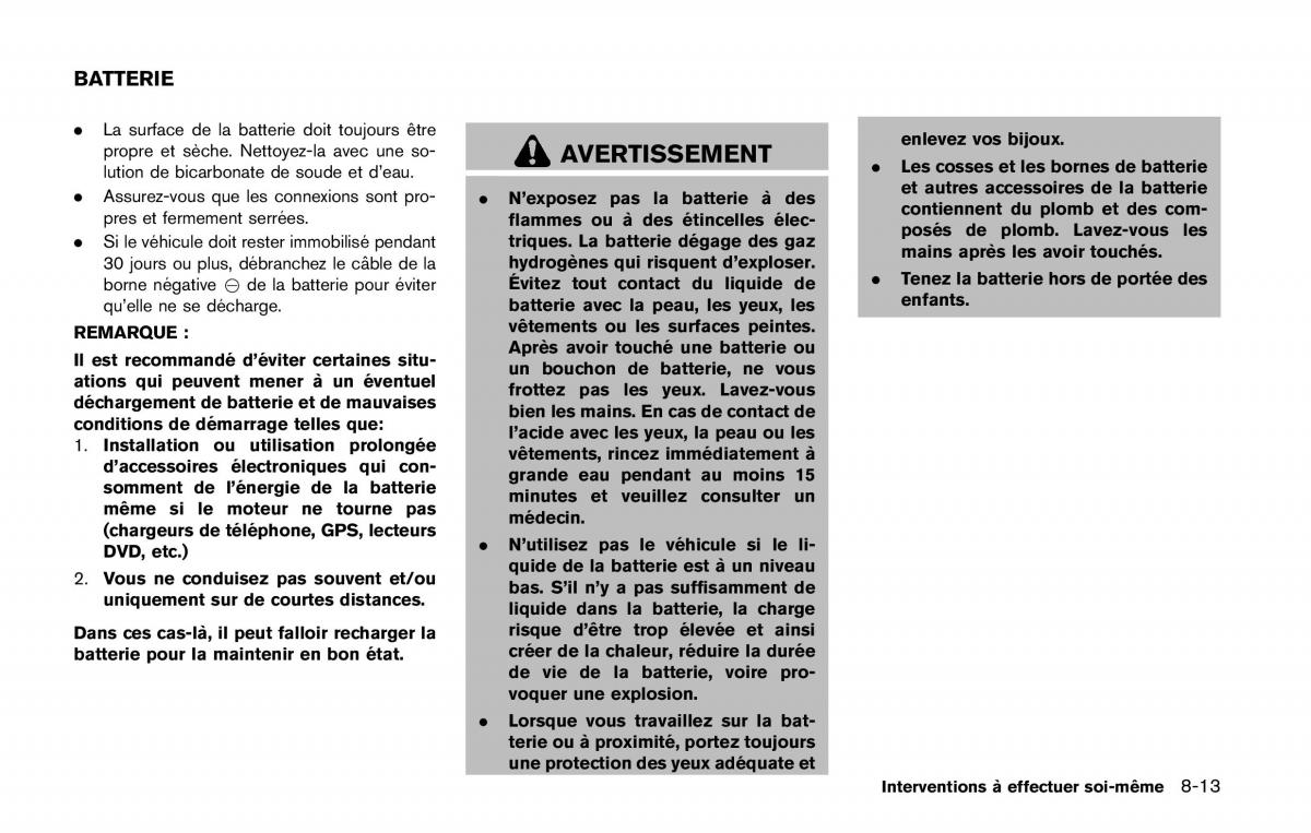 Nissan Qashqai II 2 manuel du proprietaire / page 476