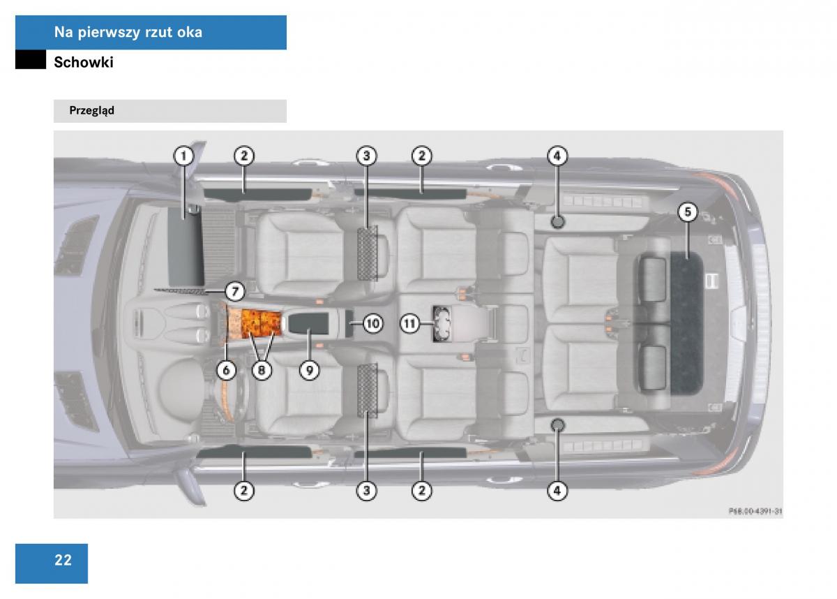 Mercedes Benz GL Class X164 instrukcja obslugi / page 23