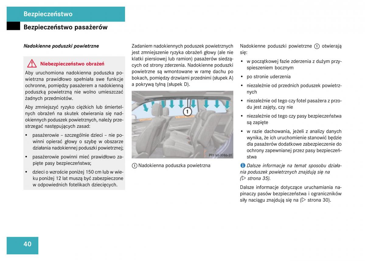 Mercedes Benz GL Class X164 instrukcja obslugi / page 41