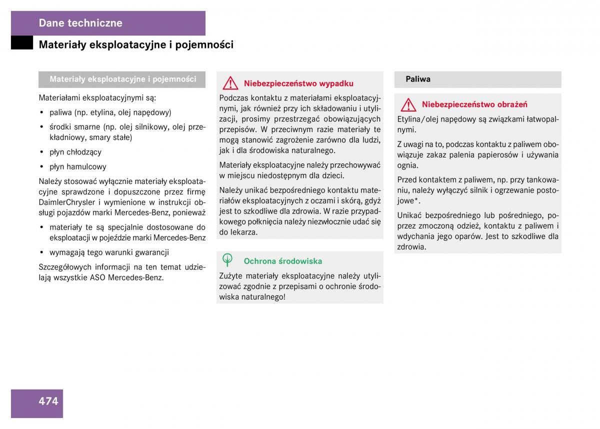 Mercedes Benz GL Class X164 instrukcja obslugi / page 475