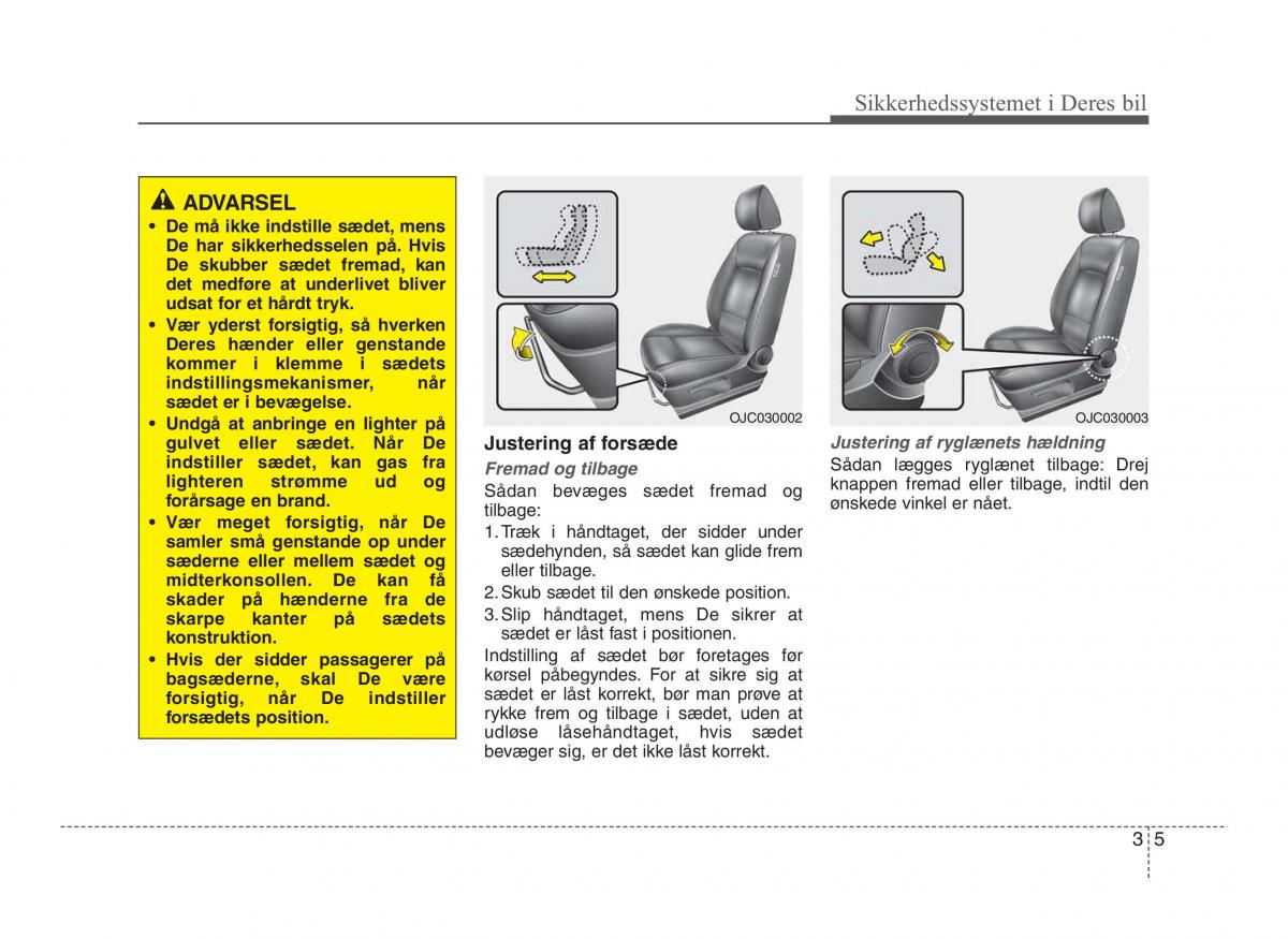 Hyundai ix20 Bilens instruktionsbog / page 20