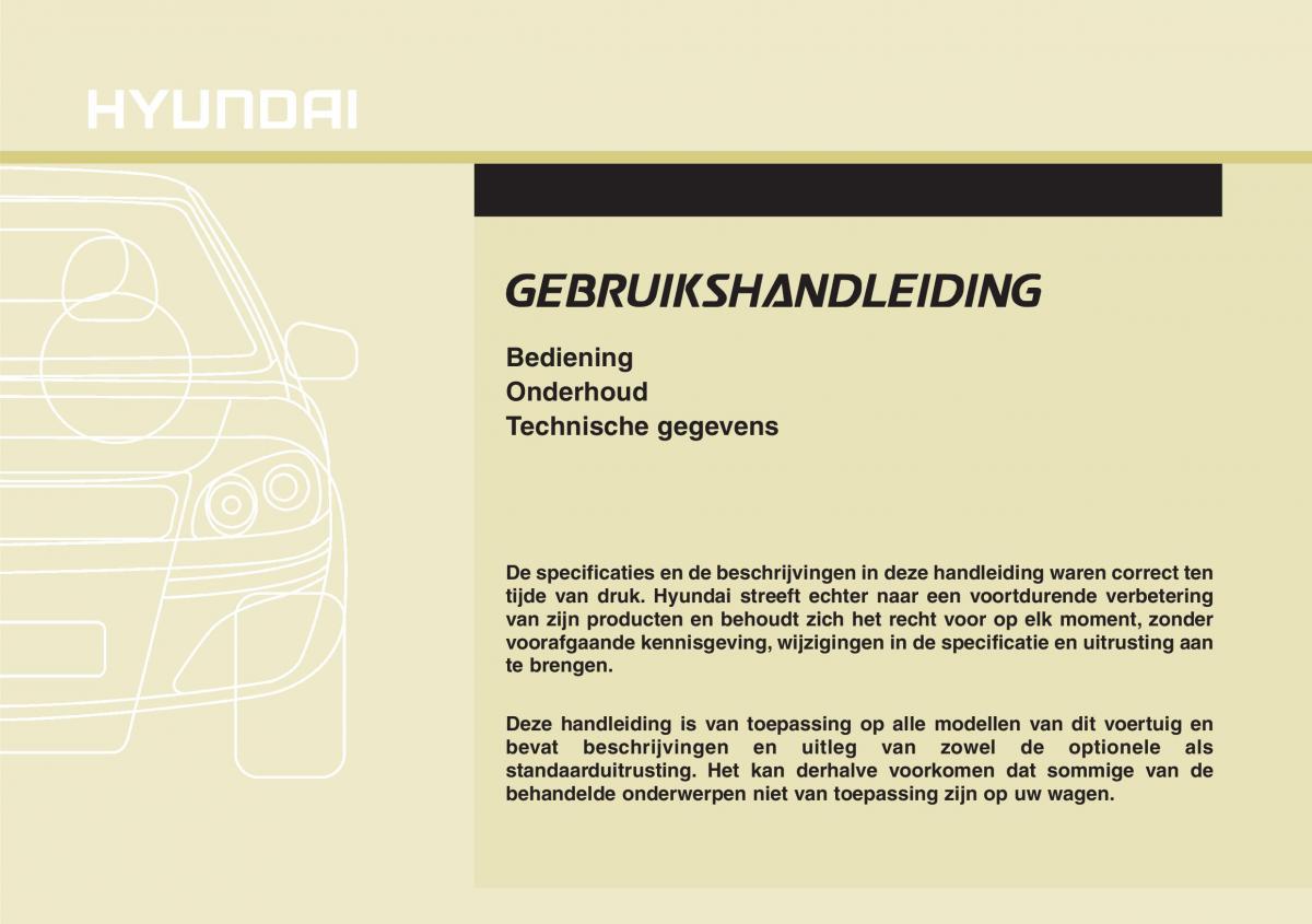 Hyundai ix20 handleiding / page 1