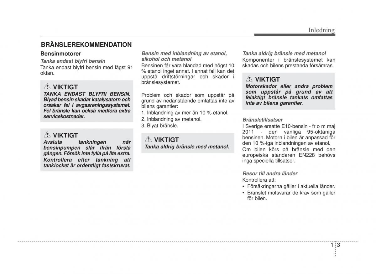 Hyundai ix20 instruktionsbok / page 8