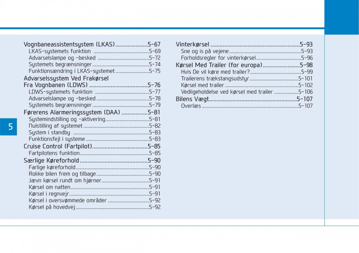 Hyundai i30N Performance Bilens instruktionsbog / page 265