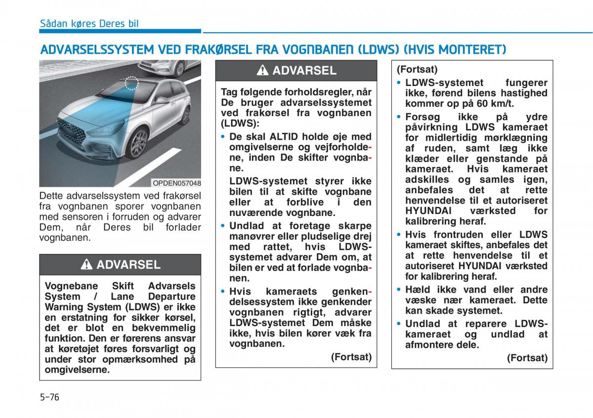 Hyundai i30N Performance Bilens instruktionsbog / page 339