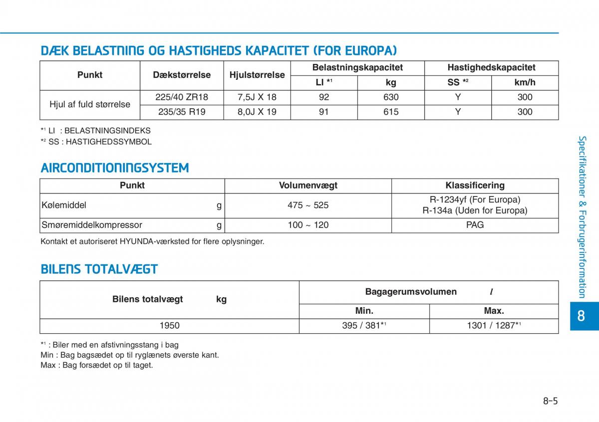 Hyundai i30N Performance Bilens instruktionsbog / page 493