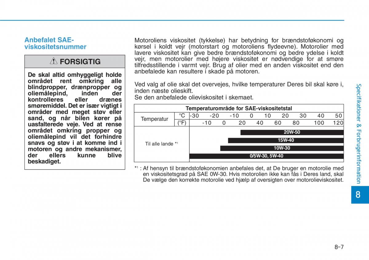 Hyundai i30N Performance Bilens instruktionsbog / page 495