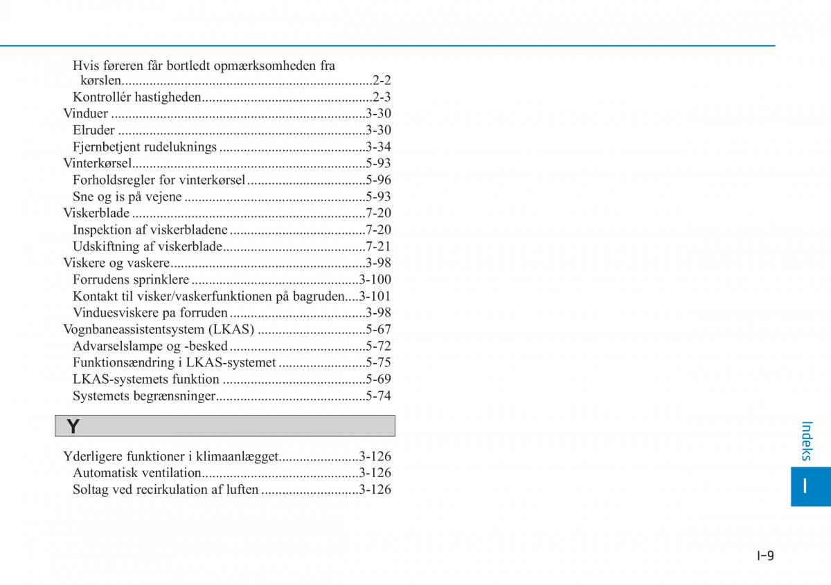 Hyundai i30N Performance Bilens instruktionsbog / page 507