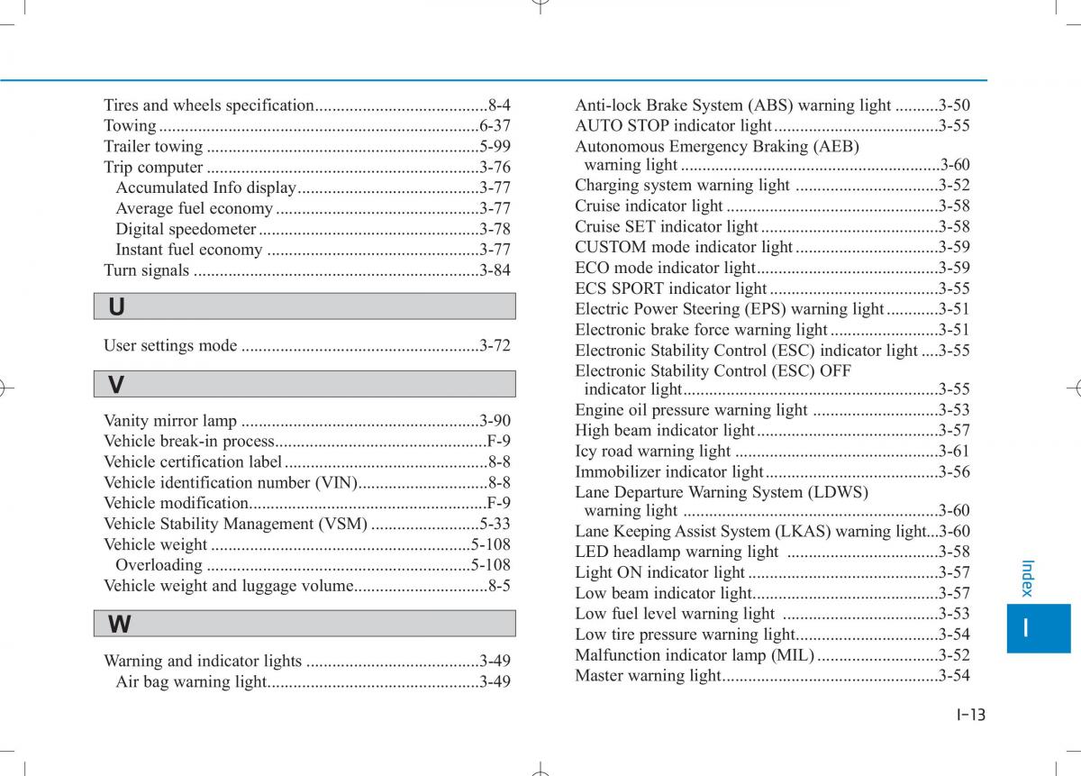 Hyundai i30N Performance owners manual / page 497