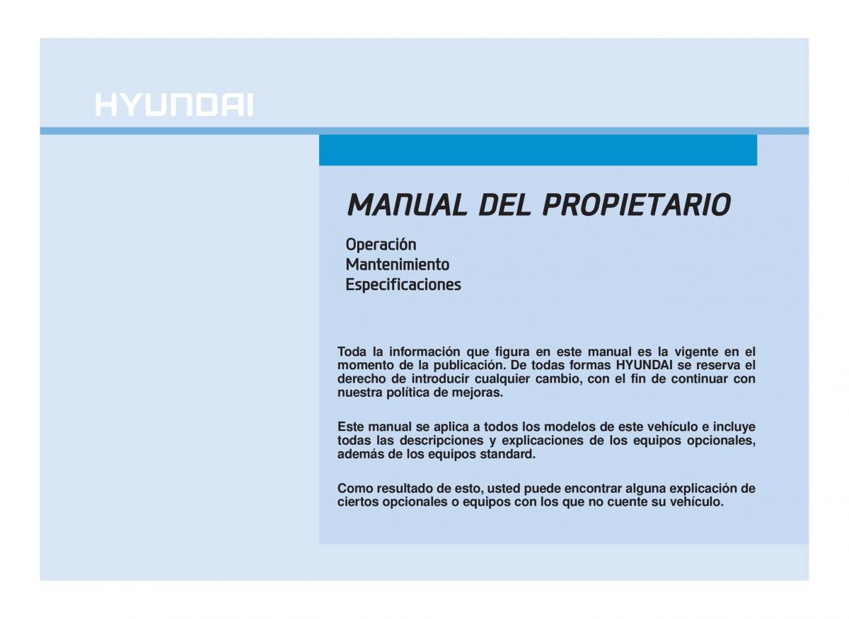 Hyundai i30N Performance manual del propietario / page 1