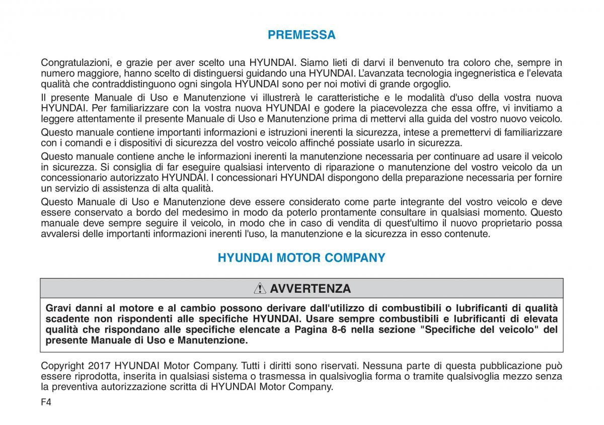 Hyundai i30N Performance manuale del proprietario / page 4