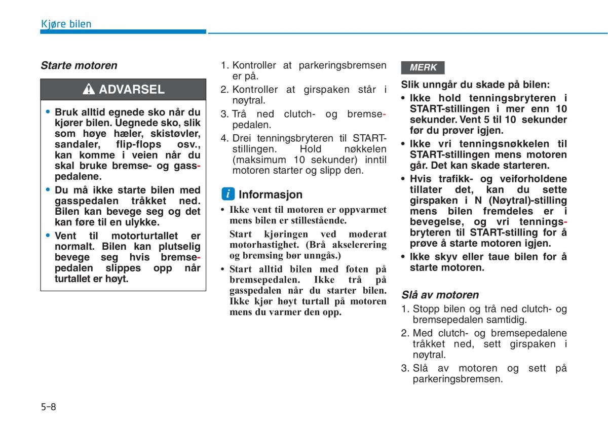 Hyundai i30N Performance bruksanvisningen / page 263