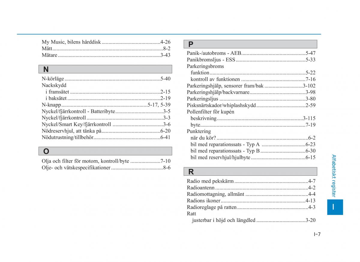 Hyundai i30N Performance instruktionsbok / page 473