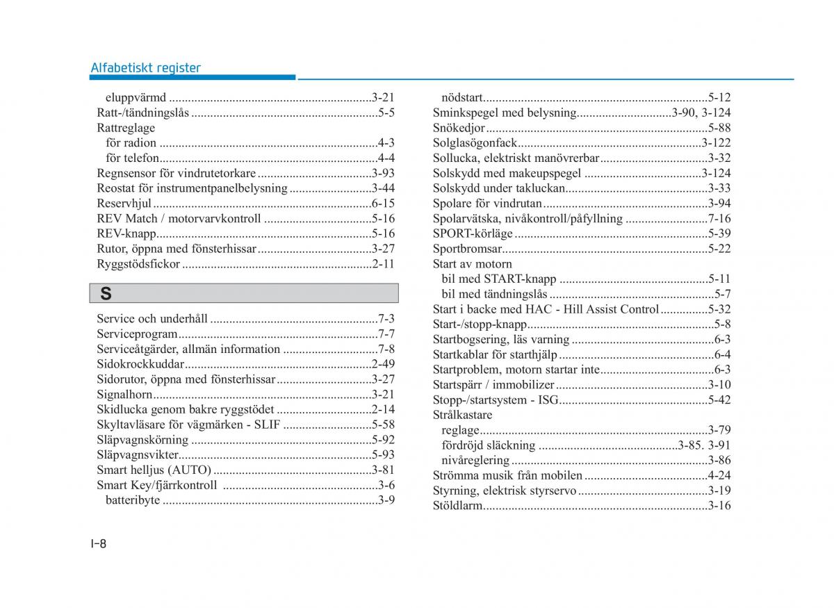 Hyundai i30N Performance instruktionsbok / page 474
