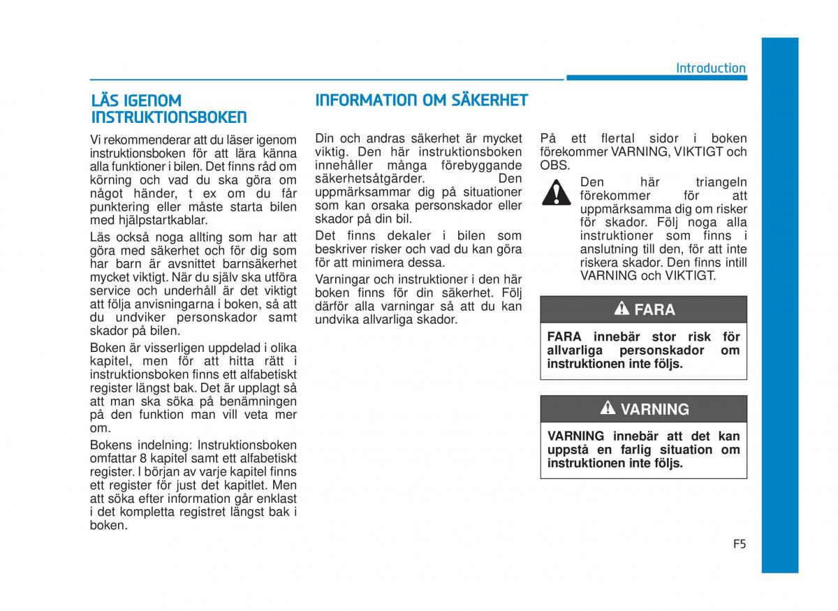 Hyundai i30N Performance instruktionsbok / page 5