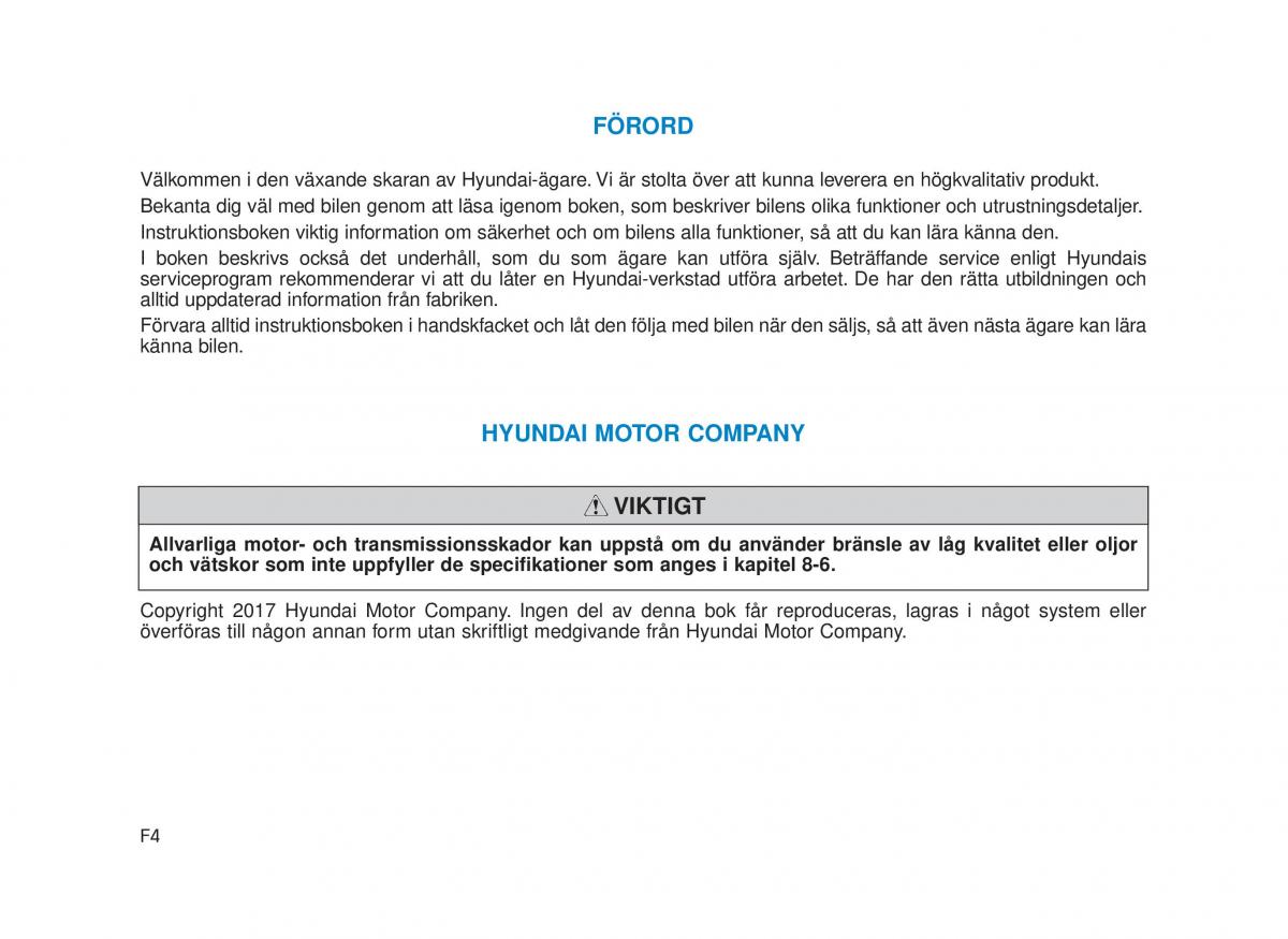 Hyundai i30N Performance instruktionsbok / page 4