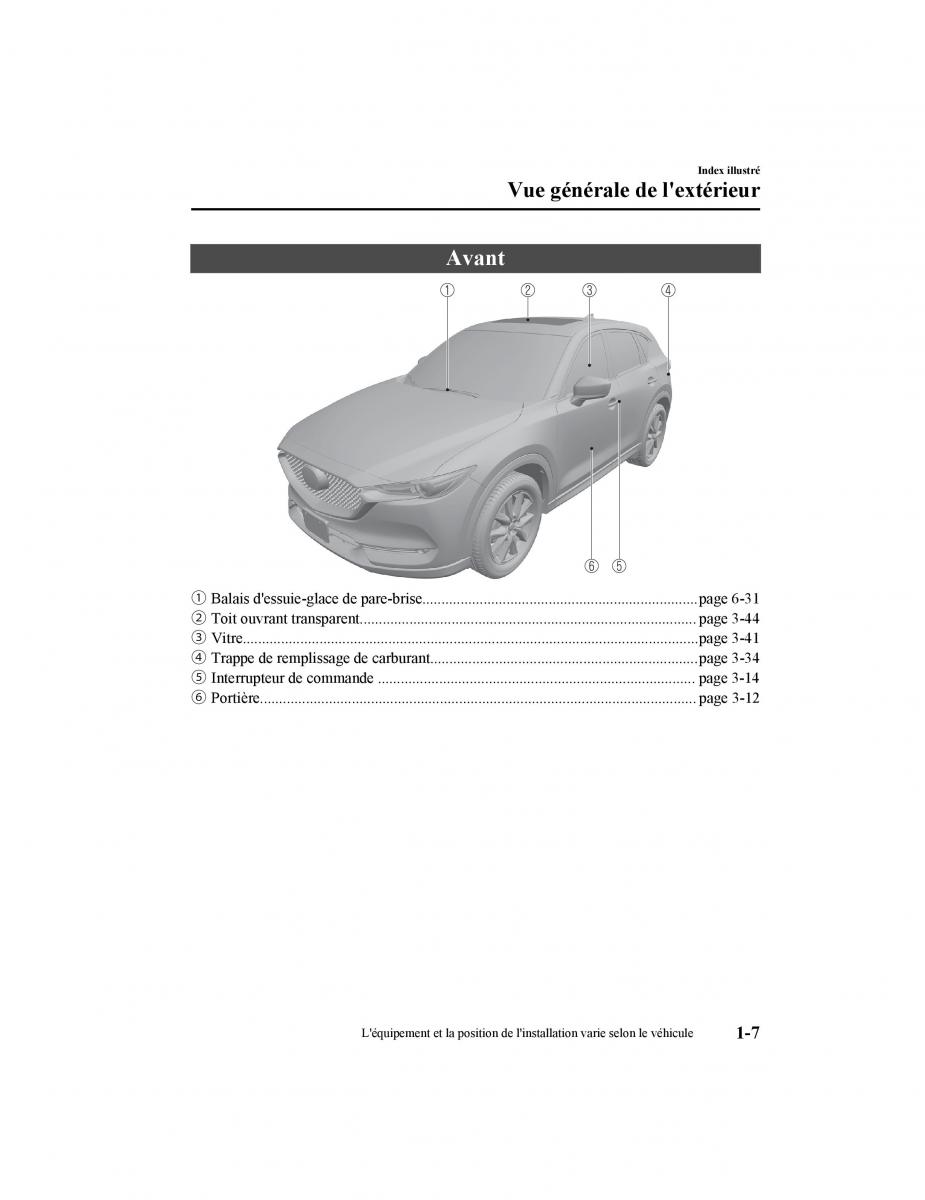 Mazda CX 5 II 2 manuel du proprietaire / page 13
