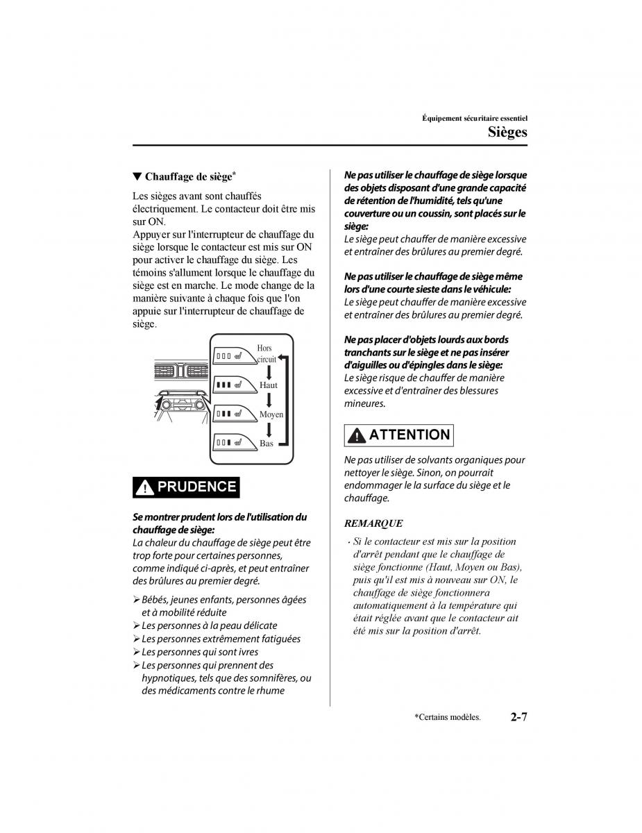 Mazda CX 5 II 2 manuel du proprietaire / page 21