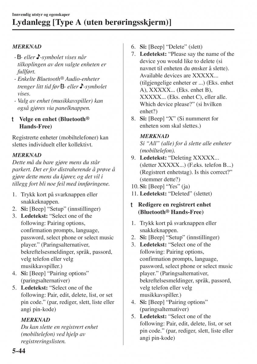 Mazda CX 5 II 2 bruksanvisningen / page 438