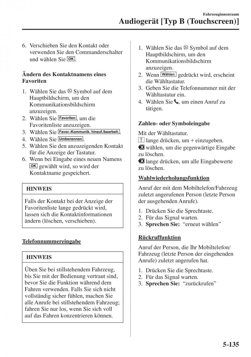 Mazda CX 5 II 2 Handbuch / page 608