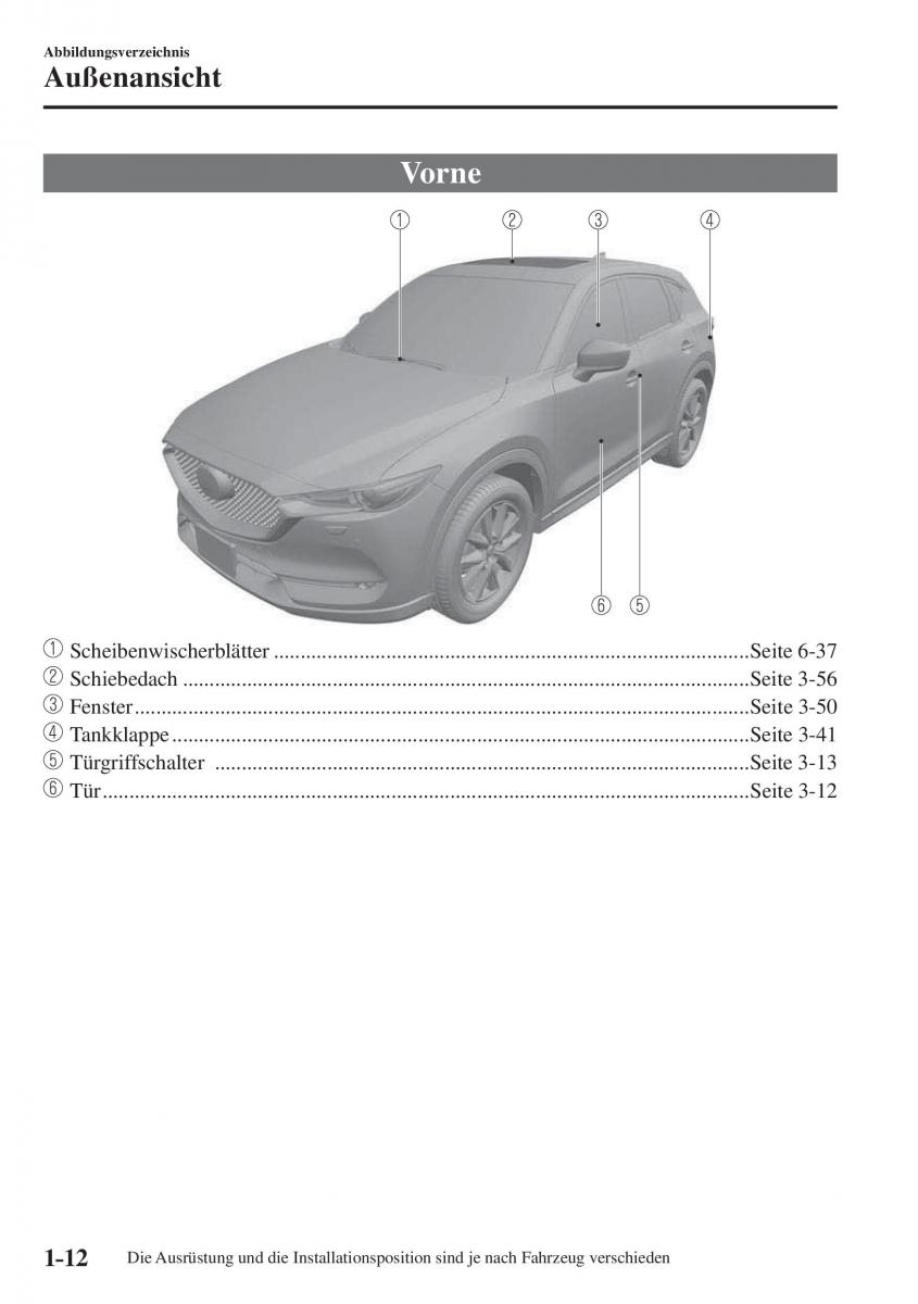 Mazda CX 5 II 2 Handbuch / page 19