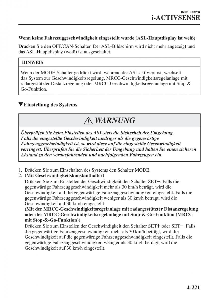 Mazda CX 5 II 2 Handbuch / page 404