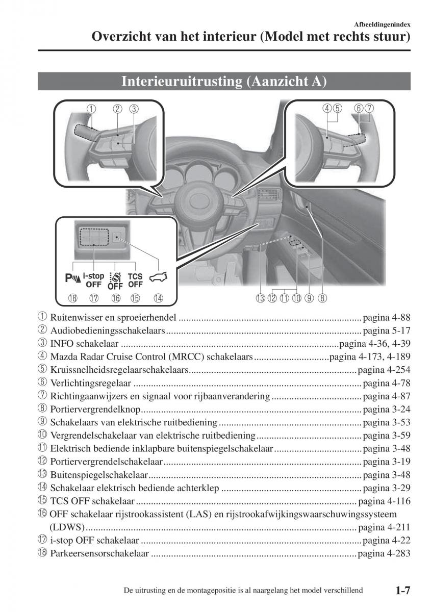 Mazda CX 5 II 2 Bilens instruktionsbog / page 13