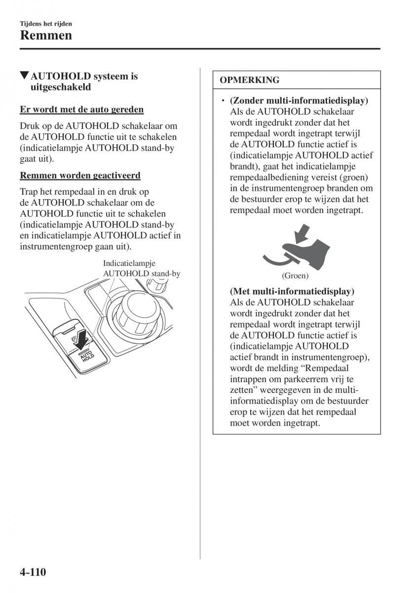 Mazda CX 5 II 2 Bilens instruktionsbog / page 298