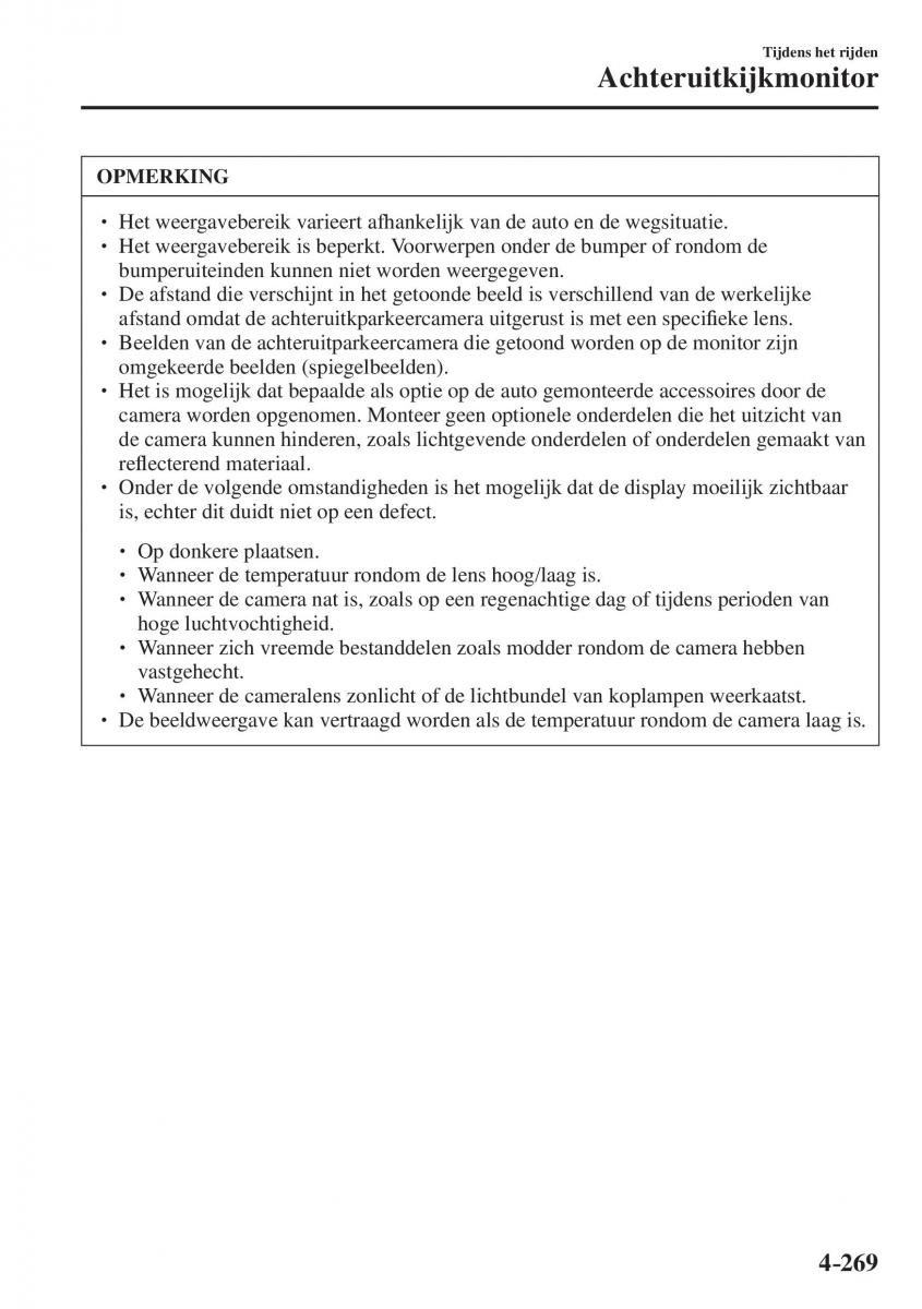 Mazda CX 5 II 2 Bilens instruktionsbog / page 457