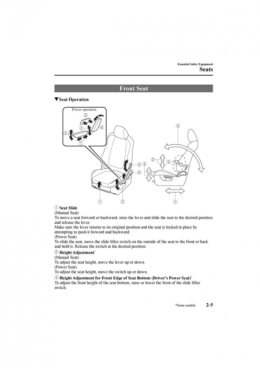 Mazda CX 5 II 2 owners manual / page 19