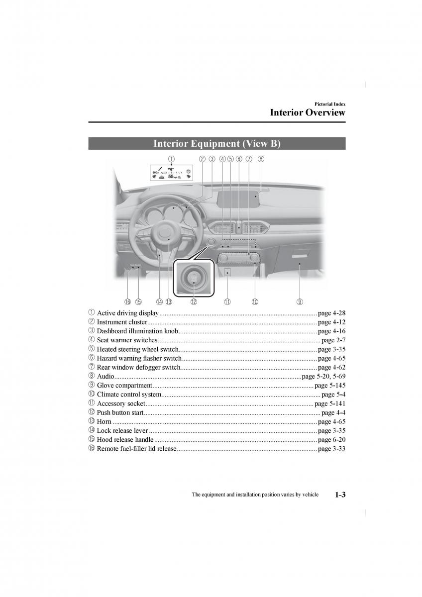 Mazda CX 5 II 2 owners manual / page 9