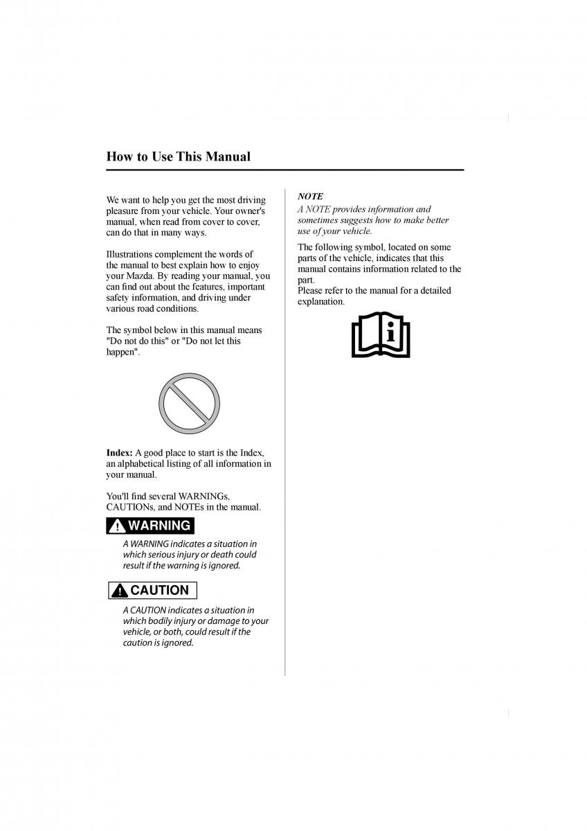 Mazda CX 5 II 2 owners manual / page 4