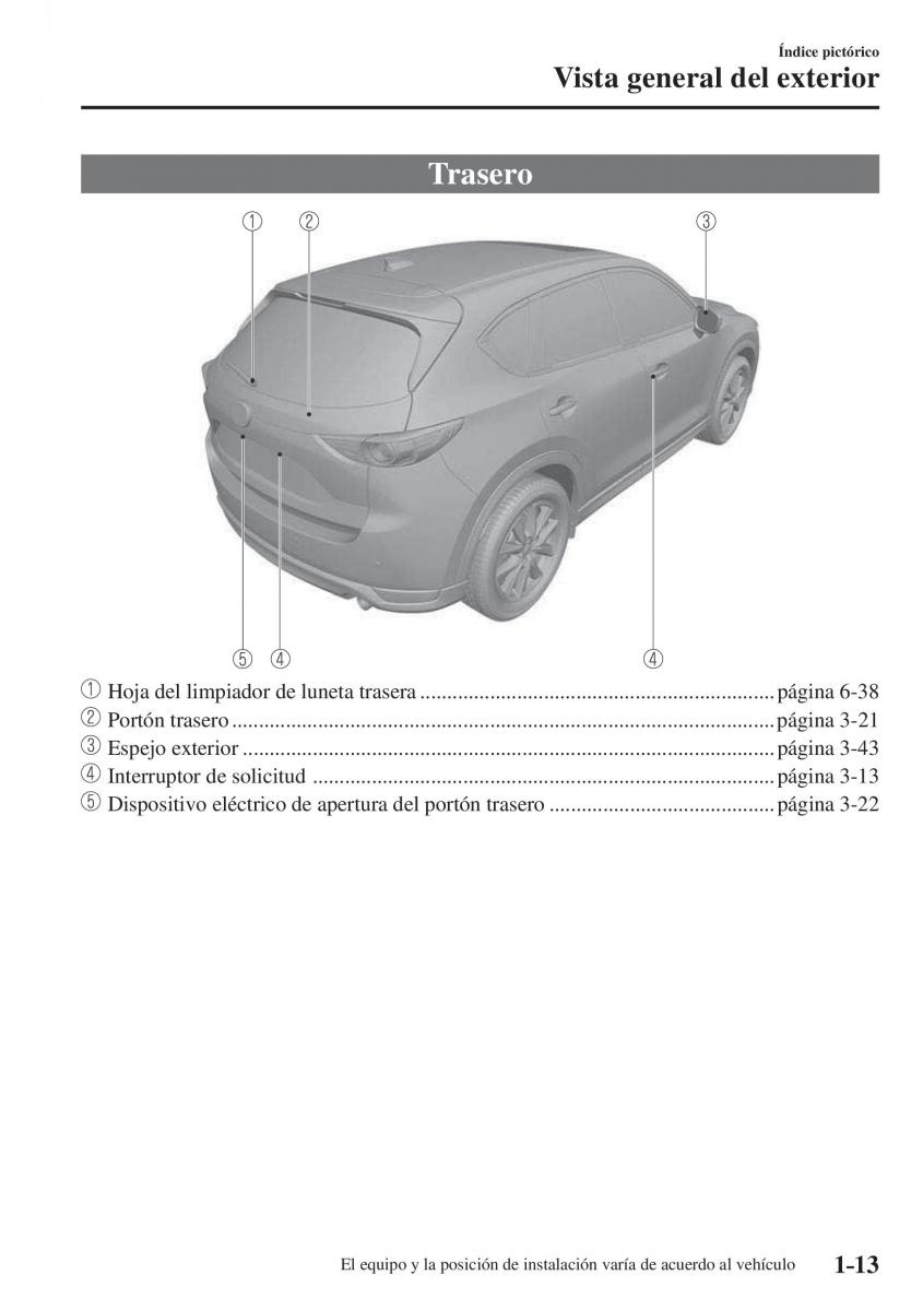 Mazda CX 5 II 2 manual del propietario / page 19