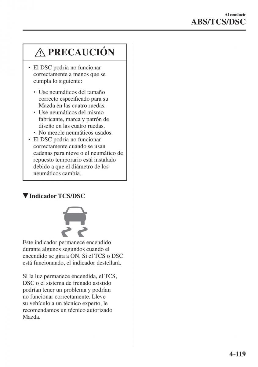 Mazda CX 5 II 2 manual del propietario / page 301