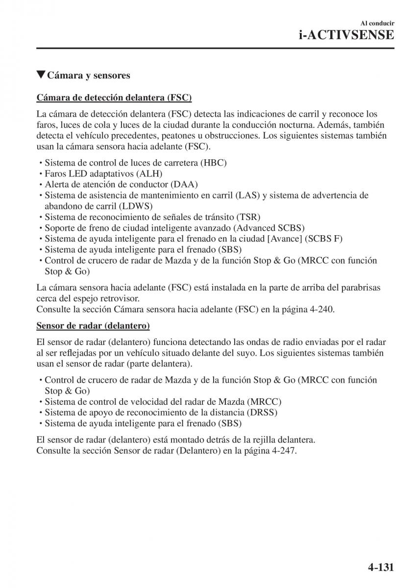 Mazda CX 5 II 2 manual del propietario / page 313
