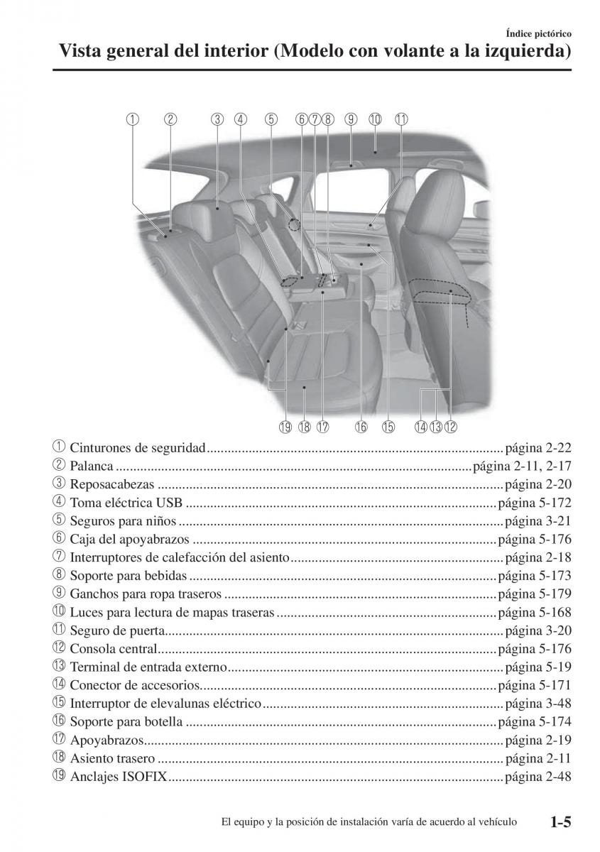 Mazda CX 5 II 2 manual del propietario / page 11