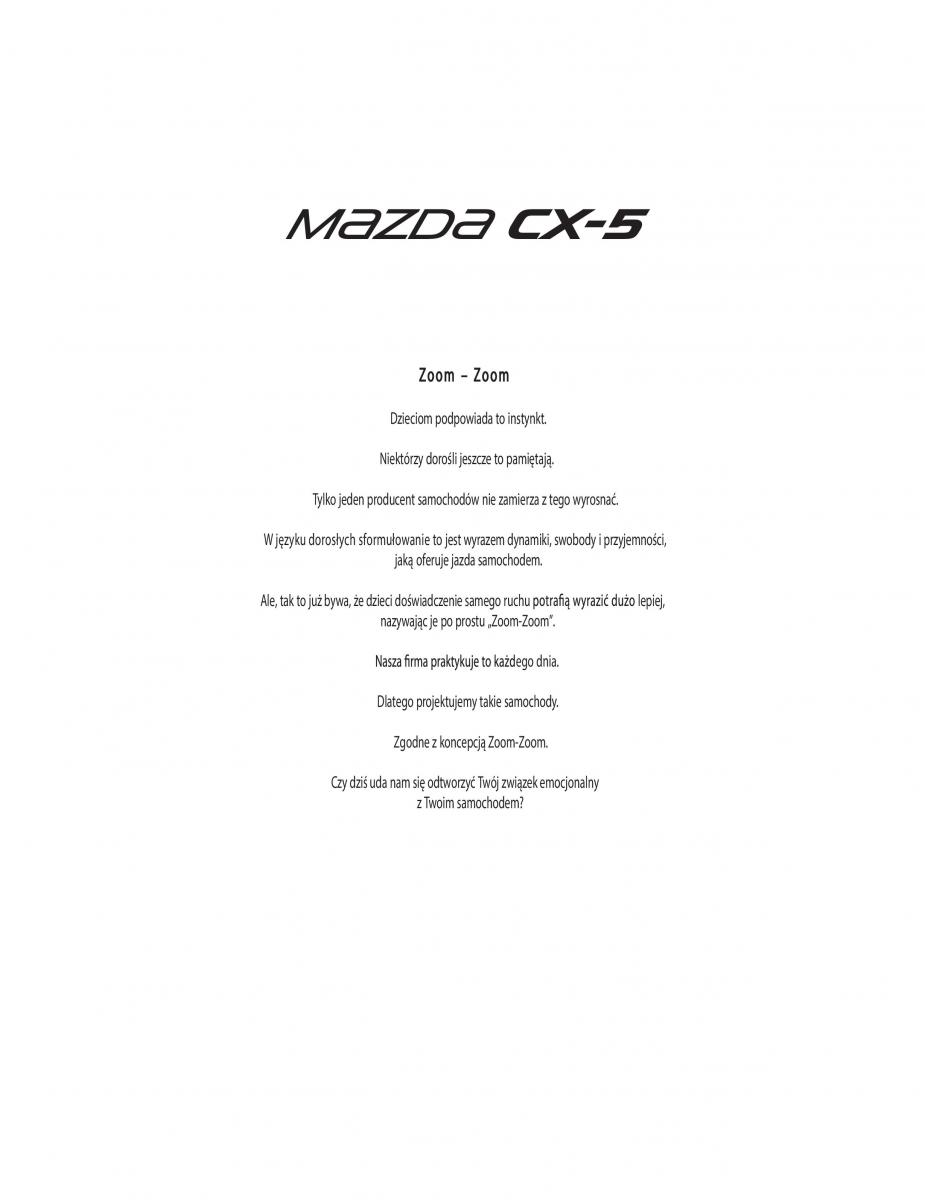 Mazda CX 5 II 2 instrukcja obslugi / page 2