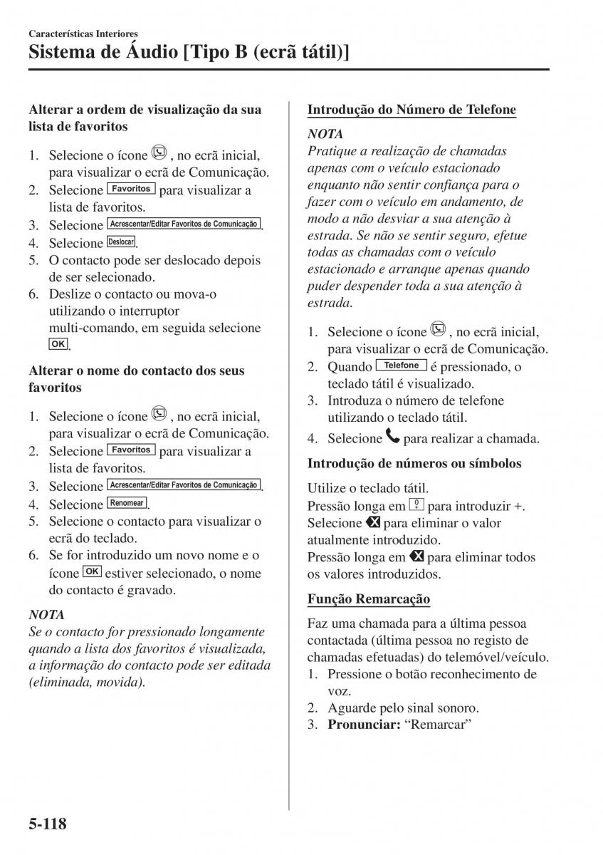 Mazda CX 5 II 2 manual del propietario / page 552