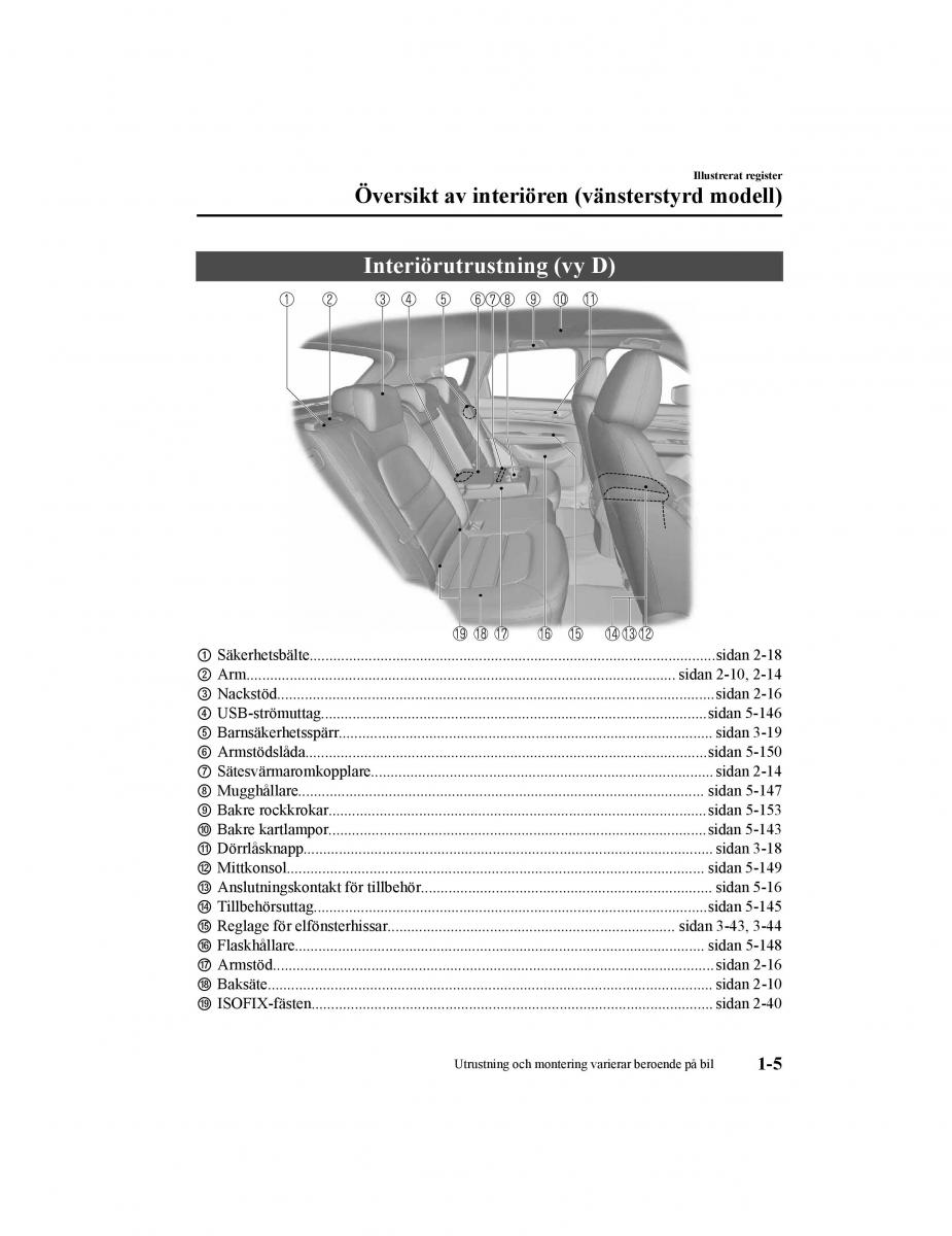 Mazda CX 5 II 2 instruktionsbok / page 16