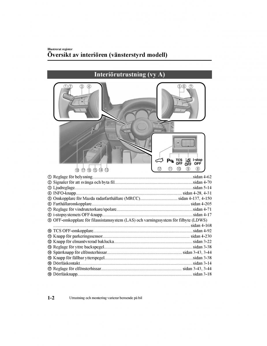 Mazda CX 5 II 2 instruktionsbok / page 13