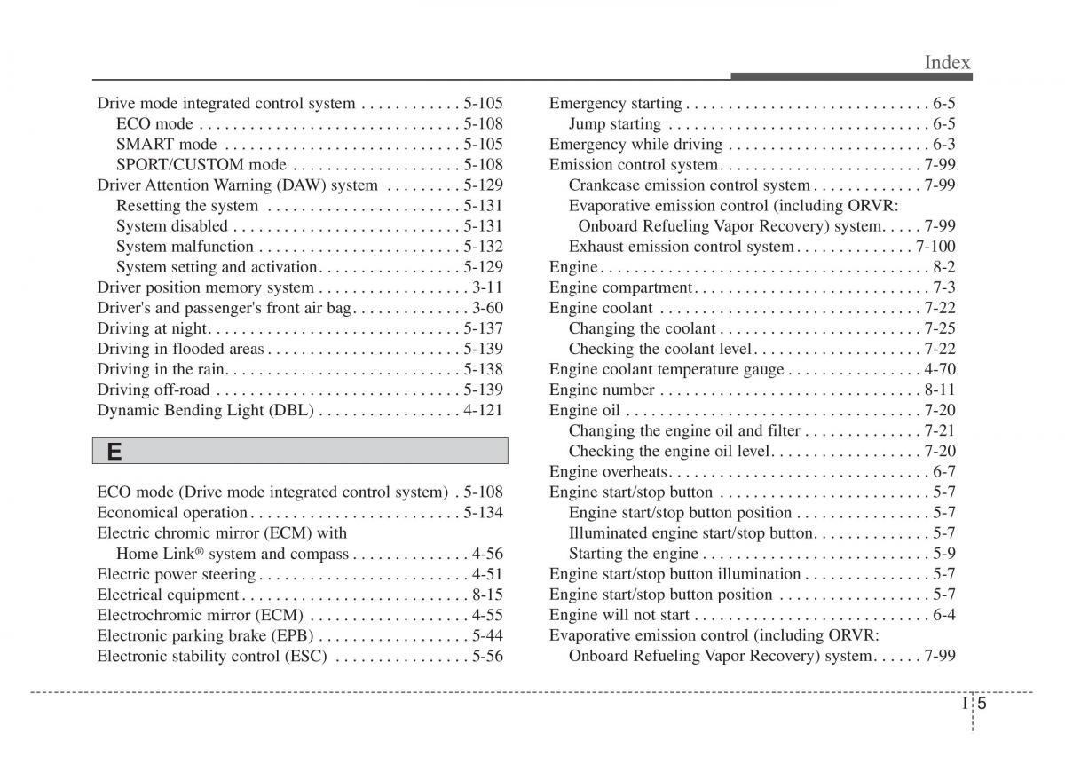 KIA Stinger owners manual / page 550