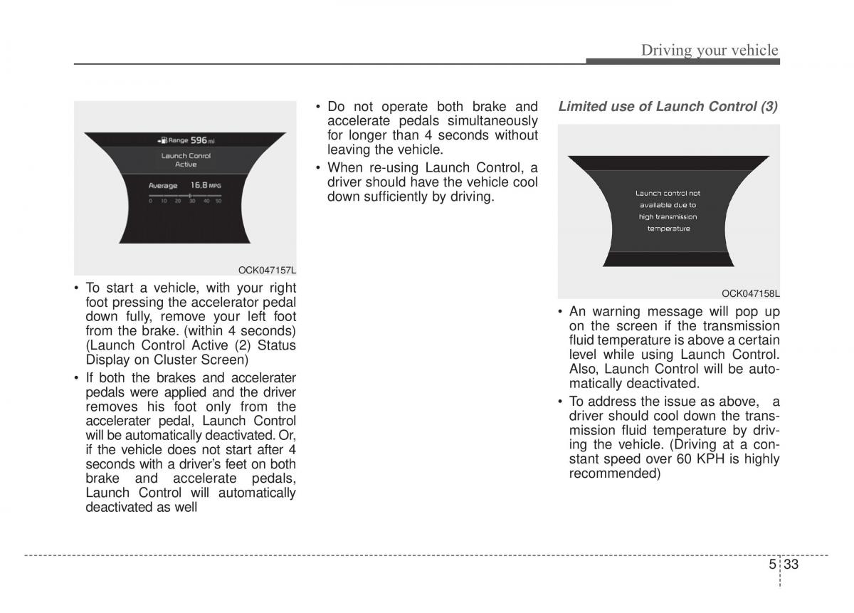 KIA Stinger owners manual / page 283
