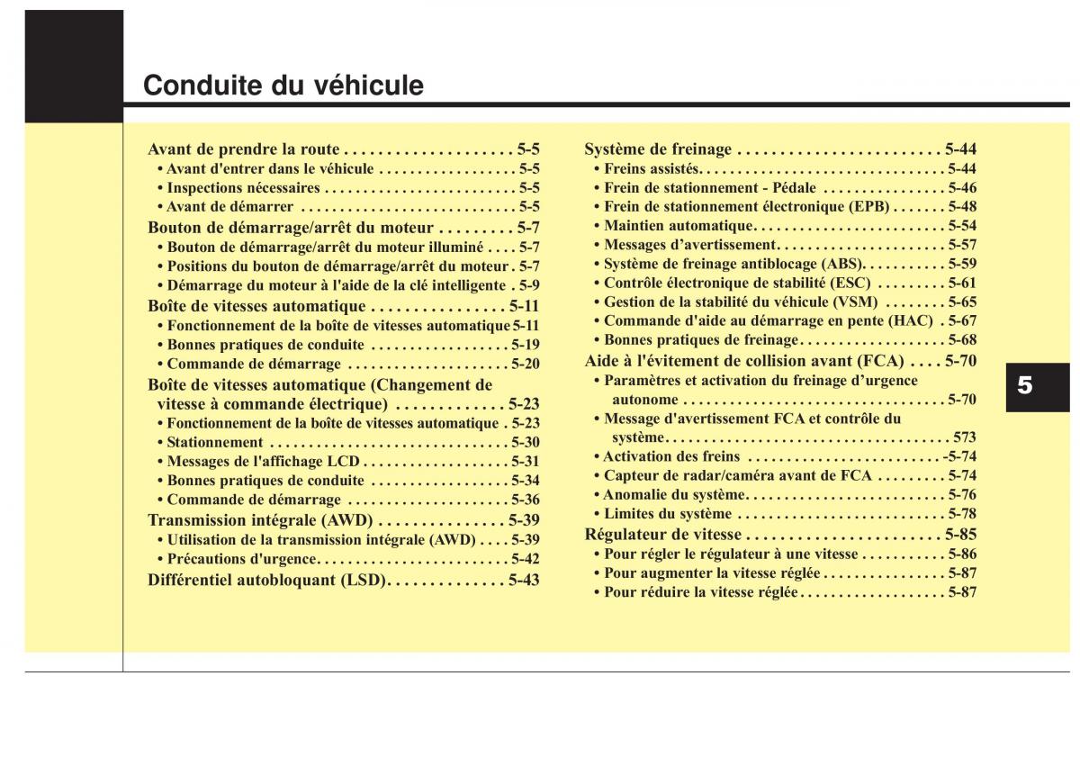 KIA Stinger manuel du proprietaire / page 285