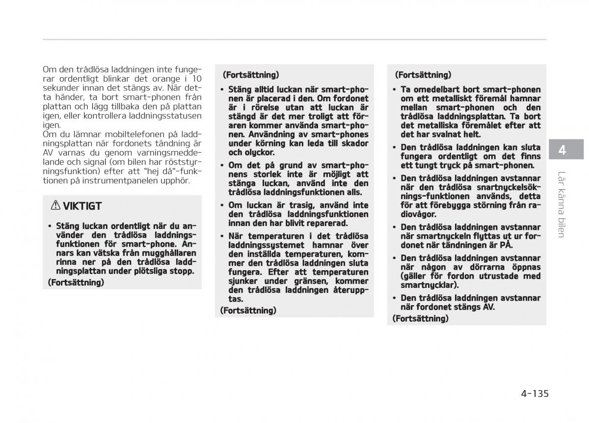 KIA Stinger instruktionsbok / page 225