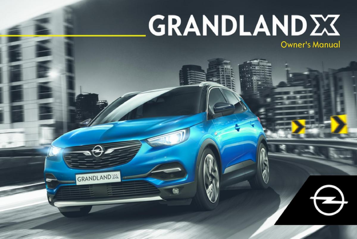 Opel Grandland X owners manual / page 1