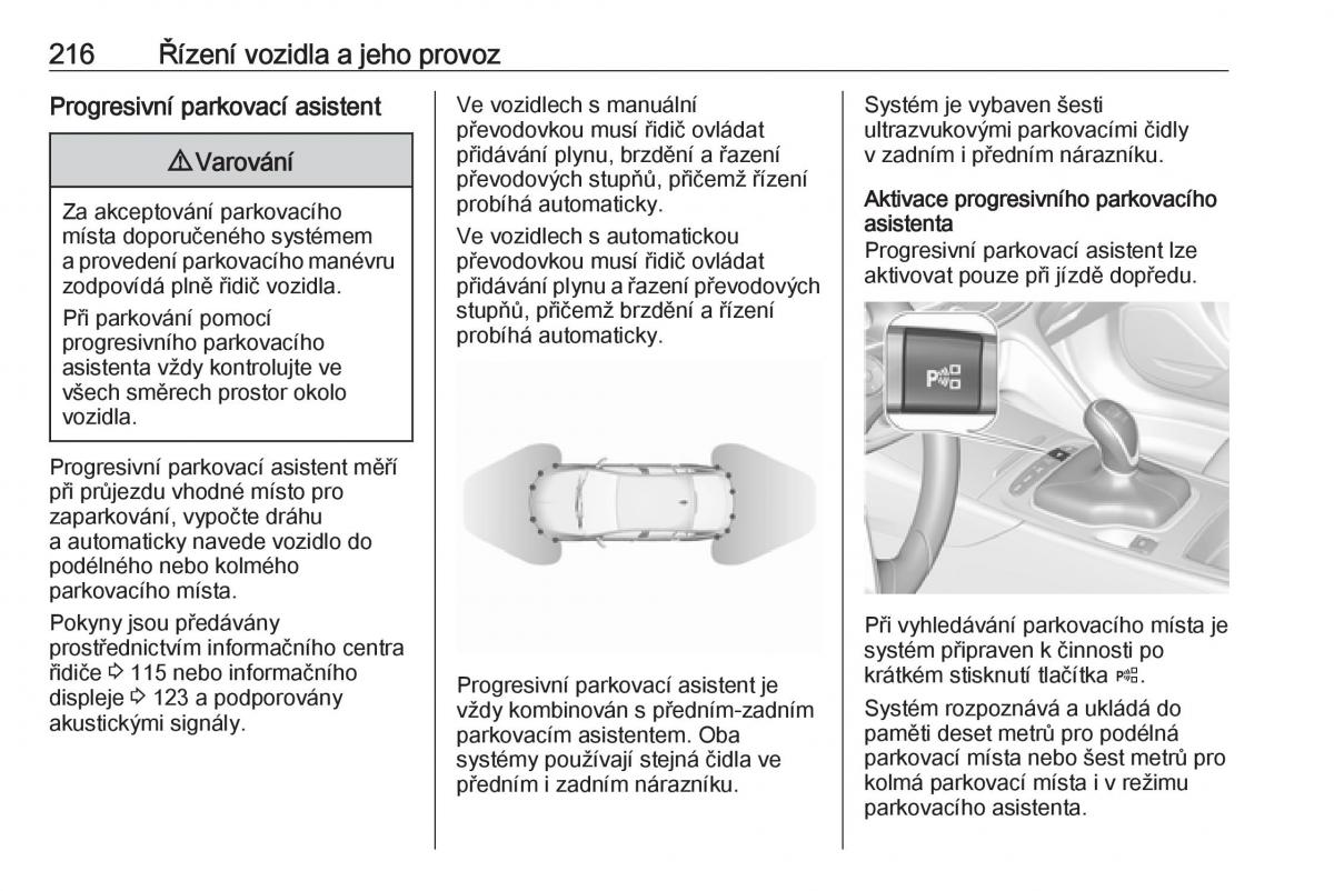 Opel Insignia B navod k obsludze / page 218