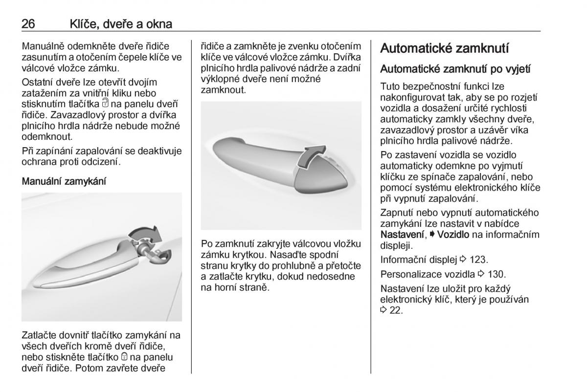 Opel Insignia B navod k obsludze / page 28