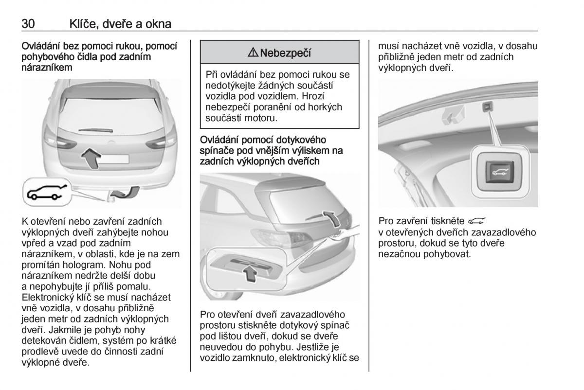 Opel Insignia B navod k obsludze / page 32